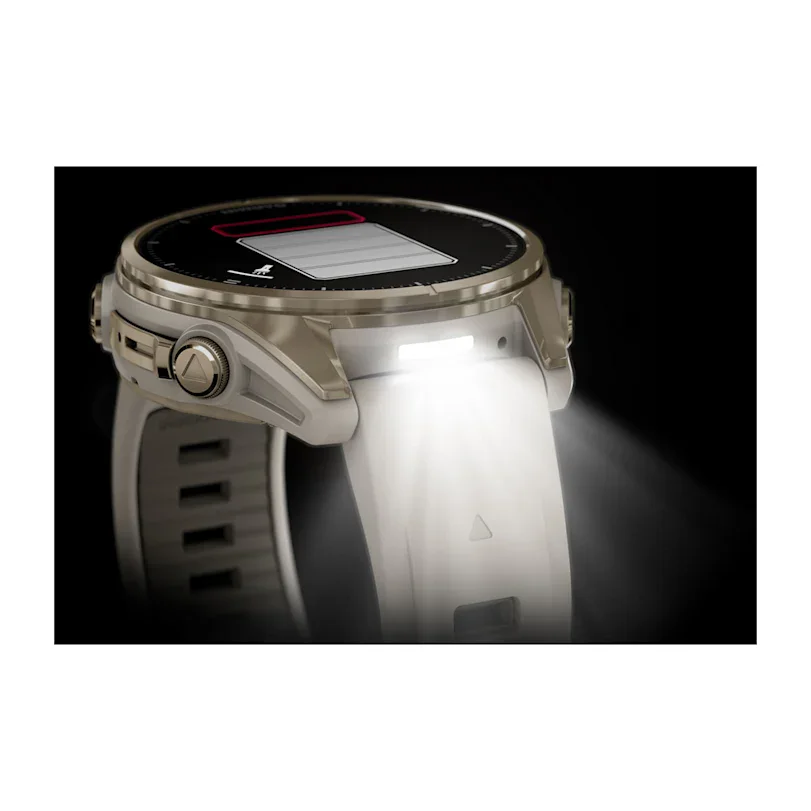 Garmin fēnix® 8 43 mm AMOLED Sapphire Fog Grey/Soft Gold 010-02903-11