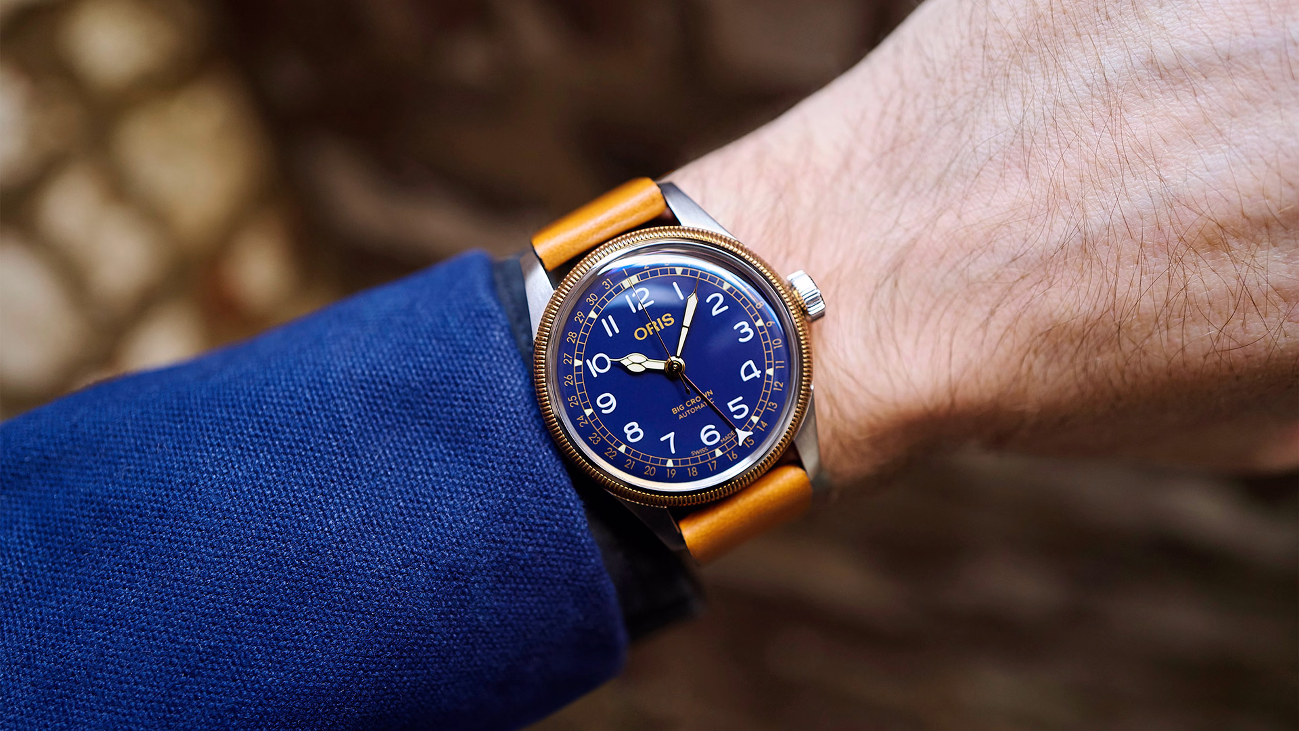 Oris Big Crown Pointer Date 40mm, bronze case, automatic, 38-hour power reserve, men's watch 01 754 7741 4365-07 5 20 71