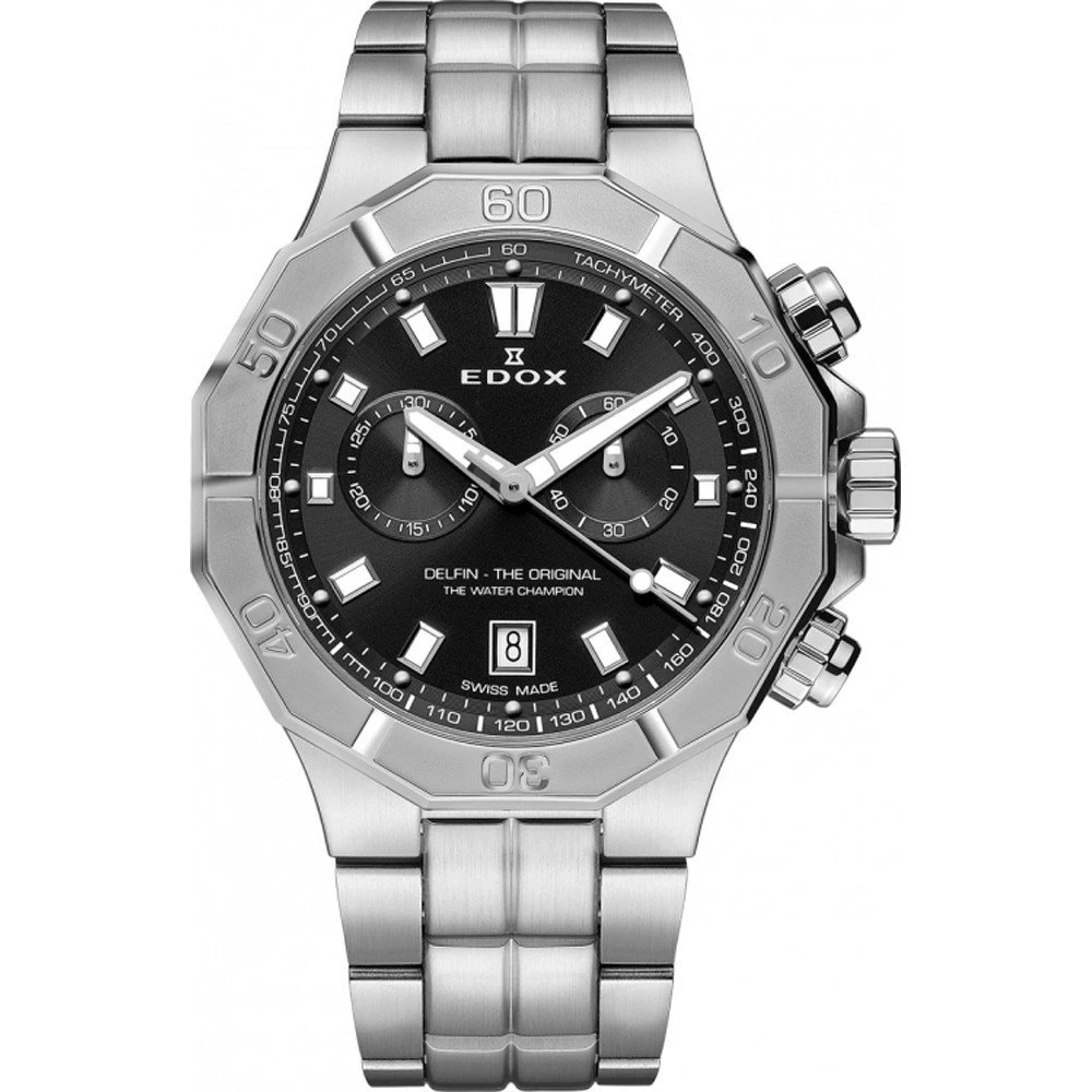 Edox Delfin The Original Chronograph Men's Watch 10113 3M NIN