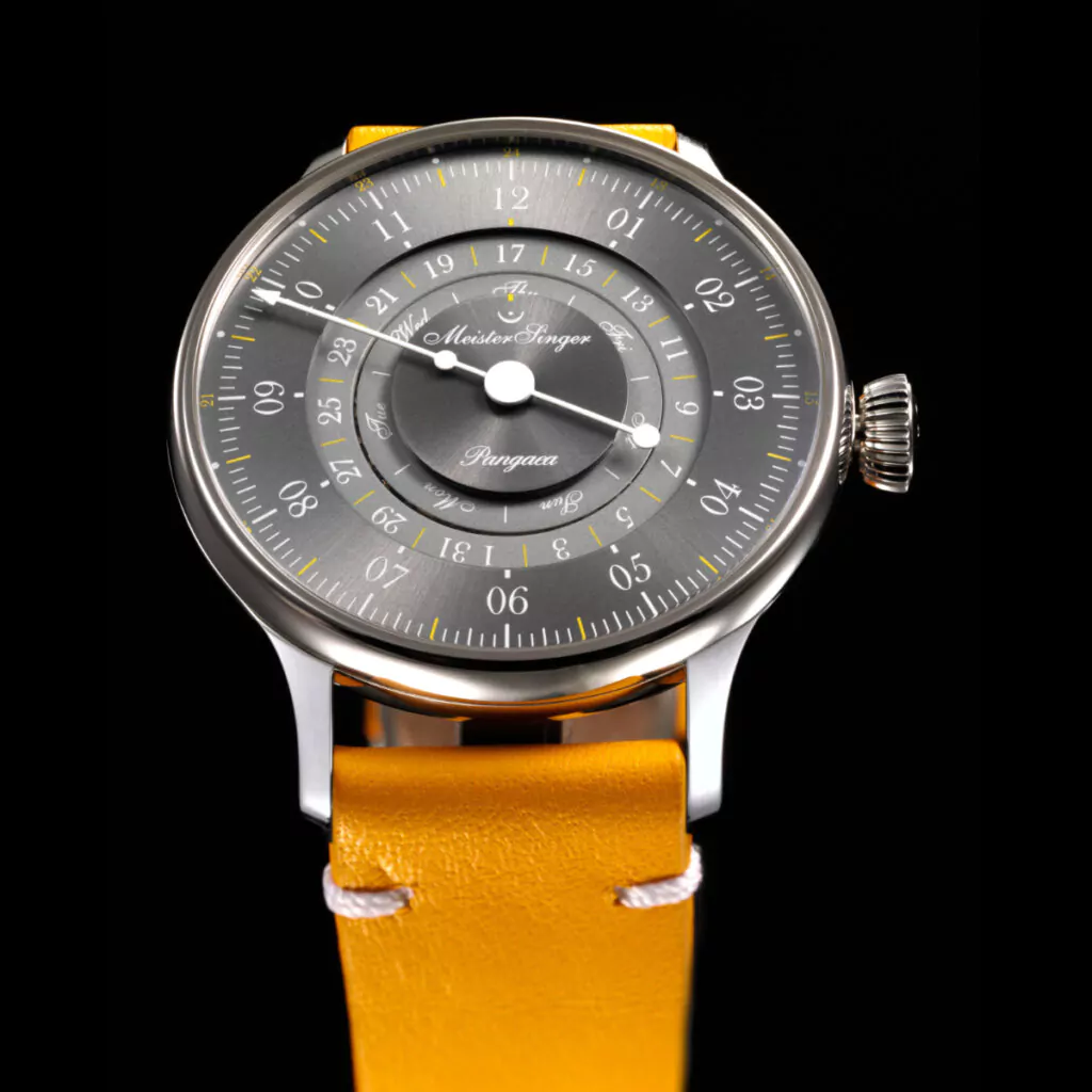 Meister Singer Pangaea Day Date 365, Automatic, Grey Men's Watch PDD365927