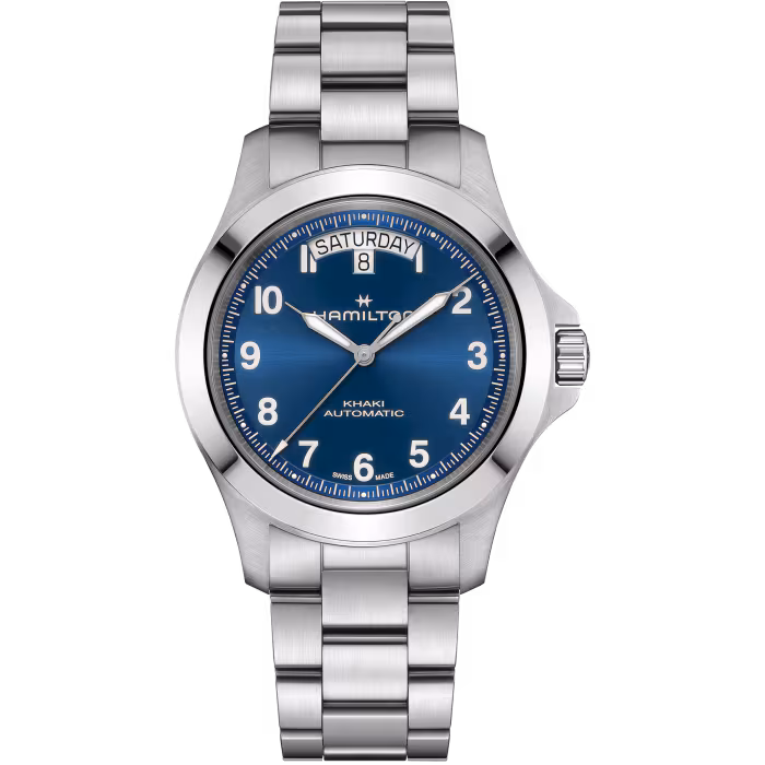 Hamilton Khaki Field King Day-Date 40 mm Blue, Stainless Steel, Automatic Men's Watch H64475140