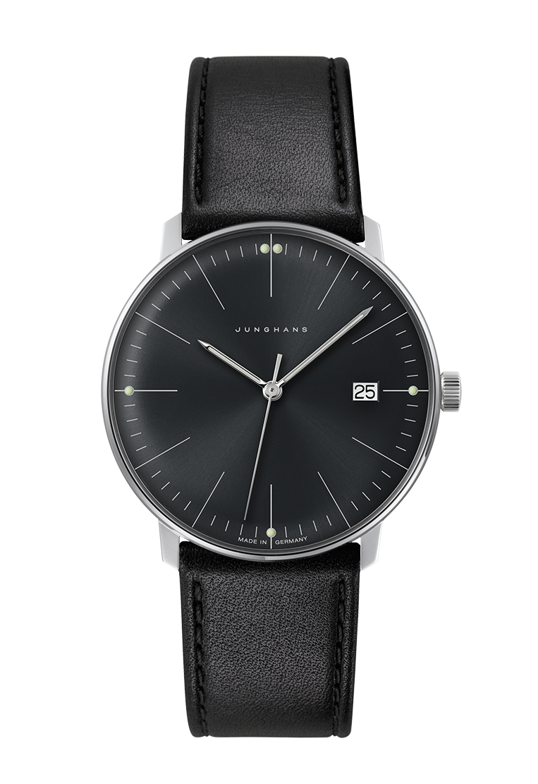 Junghans max bill quartz sapphire glass men's watch 041/4465.02