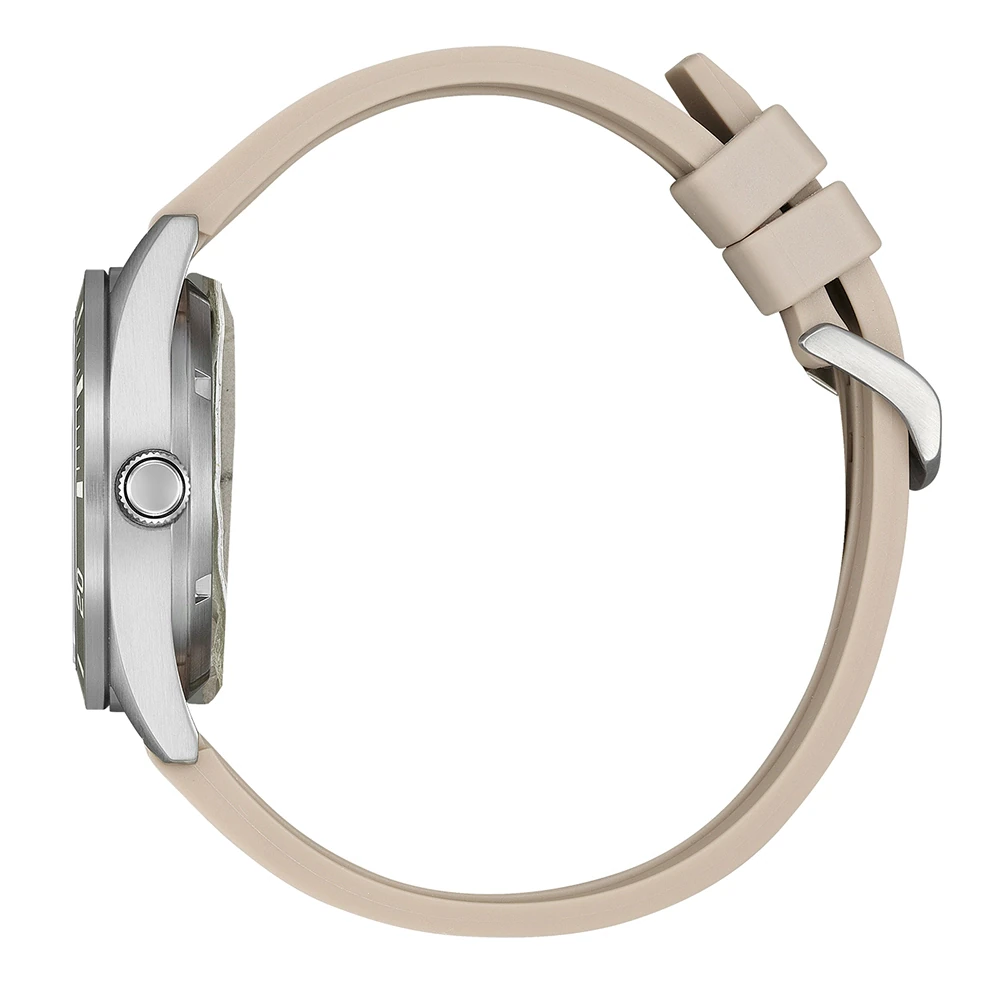 Citizen Automatic Pink Rubber Strap (Urethane) White, 38.5mm Ladies' Watch NJ0229-07A