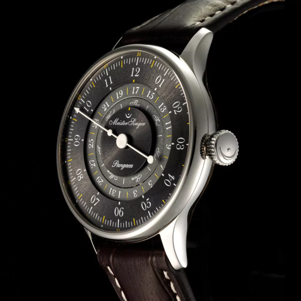 Meister Singer Pangaea Day Date 365, Automatic, Grey Men's Watch PDD365927