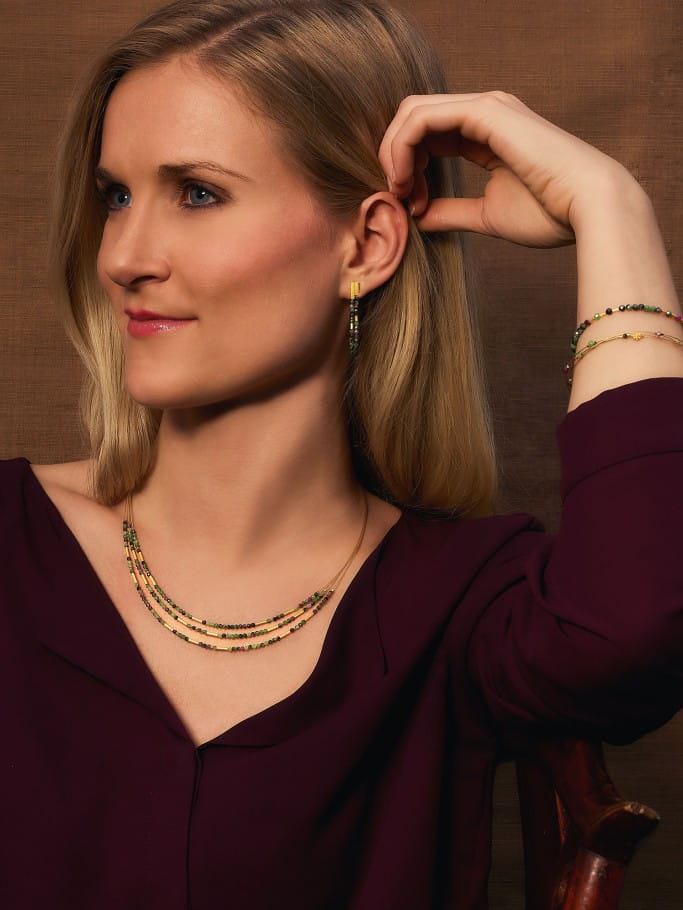 Bernd Wolf Yanika earrings ruby-zoisite 15767086