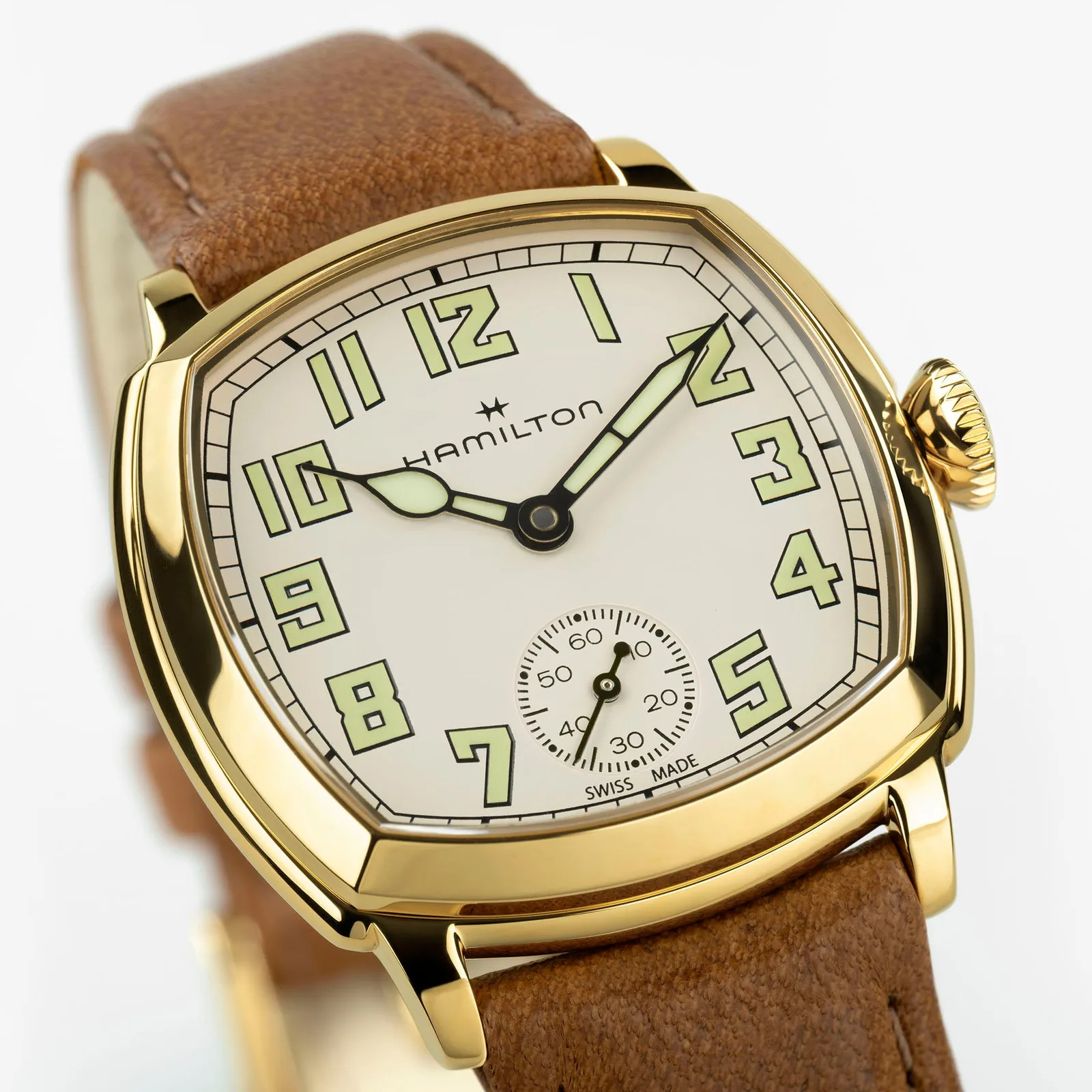 Hamilton American Classic Cushion Small Second 30 mm Hand Wound Women's Watch H36119520