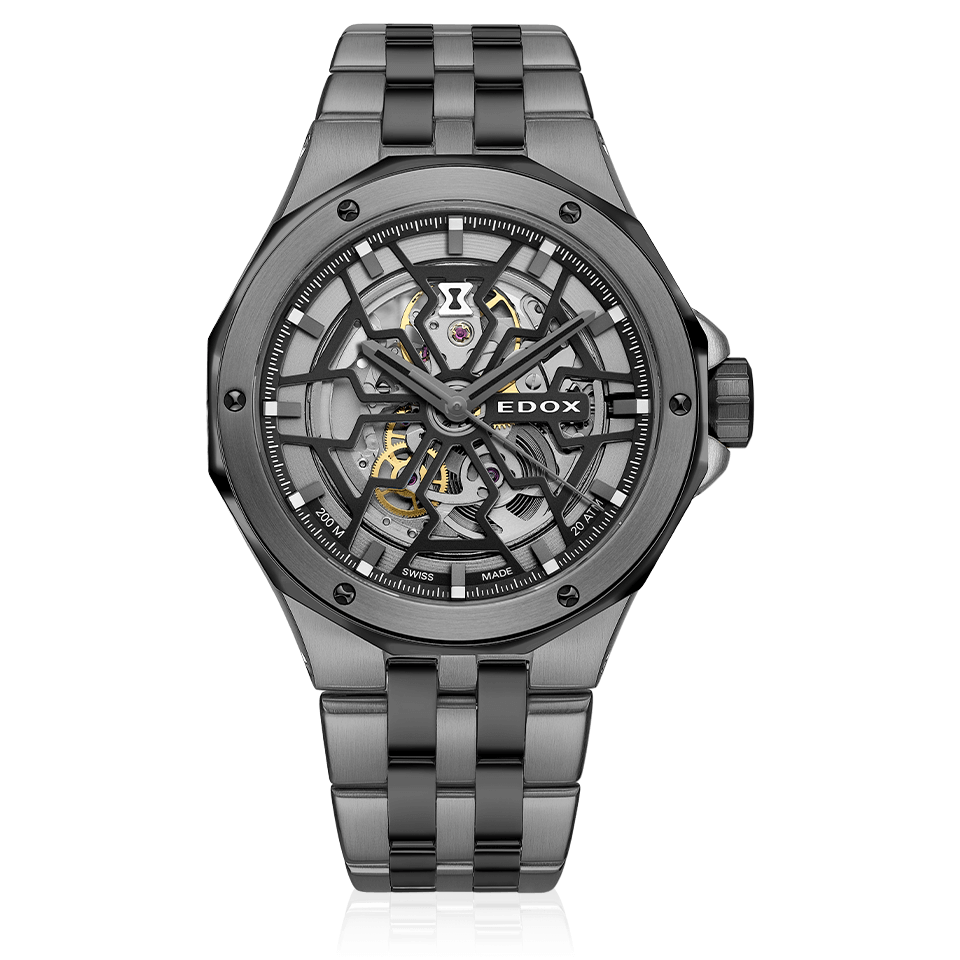 Edox Delfin Mecano men's watch 85303 357GNM NGN