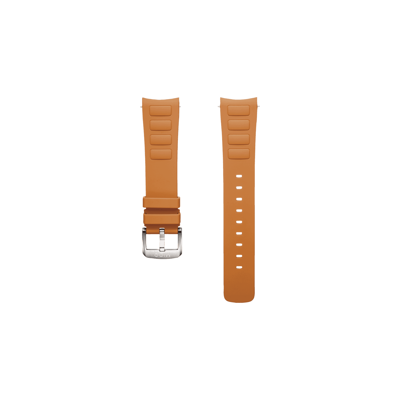Mido replacement bracelet rubber orange 22 mm M852.018.730