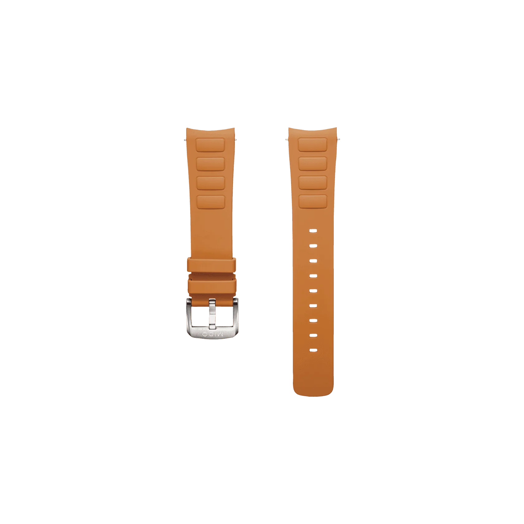 Mido replacement bracelet rubber orange 22 mm M852.018.730