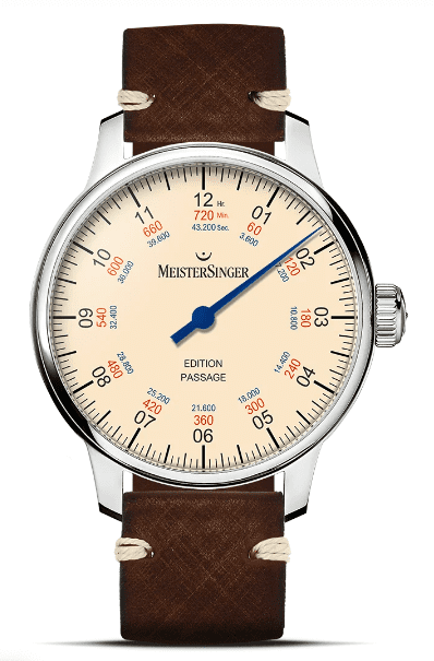 Meister Singer ED-PASSAGE ivory men's watch limited to 100 pieces