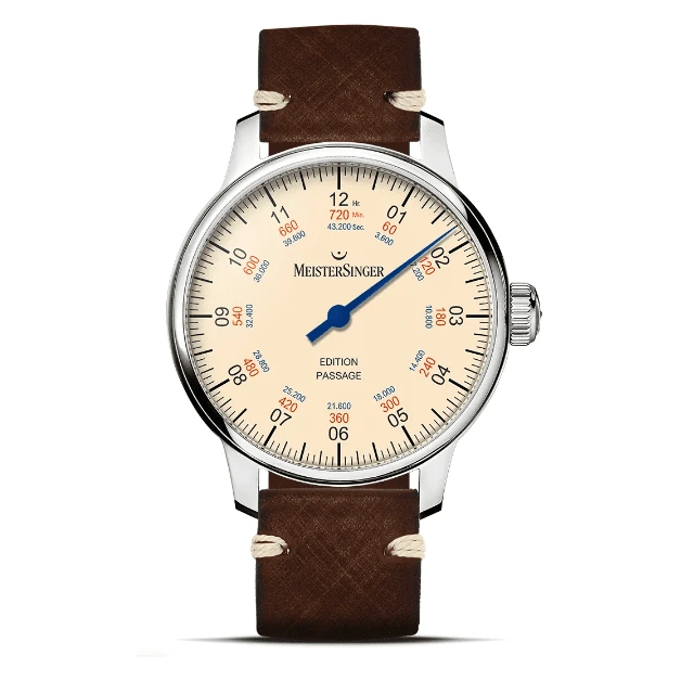 Meister Singer ED-PASSAGE ivory men's watch limited to 100 pieces