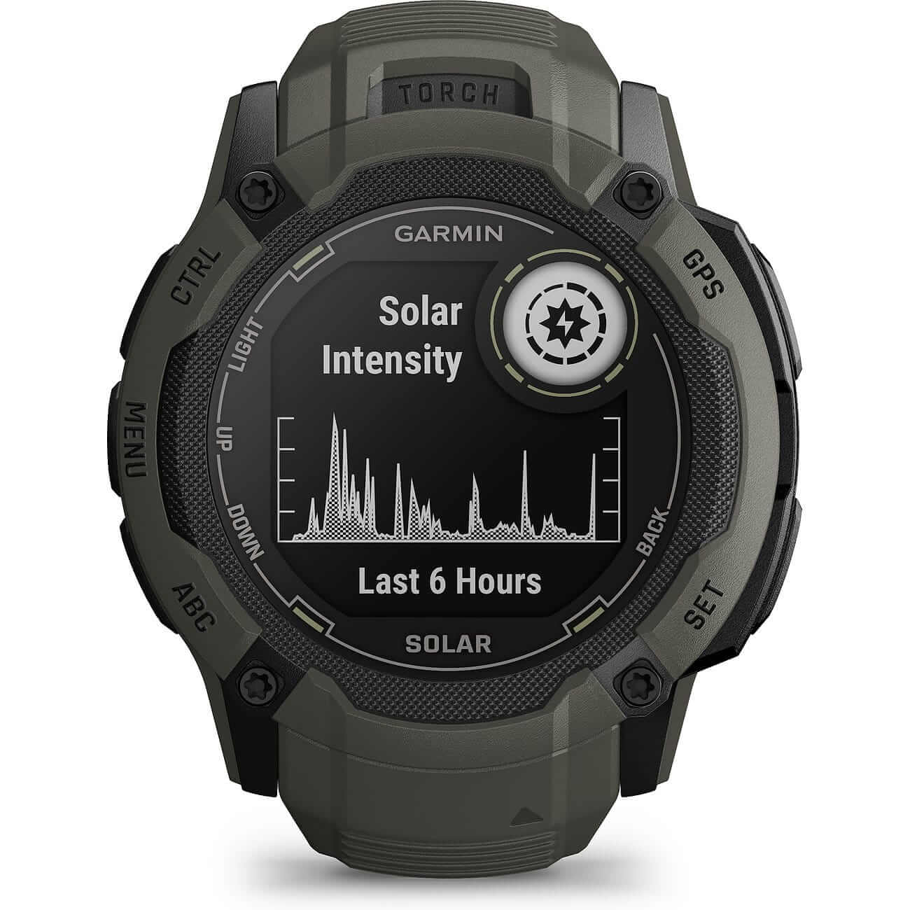 Garmin Instinct 2X Solar Moss Green Men's Watch 010-02805-05