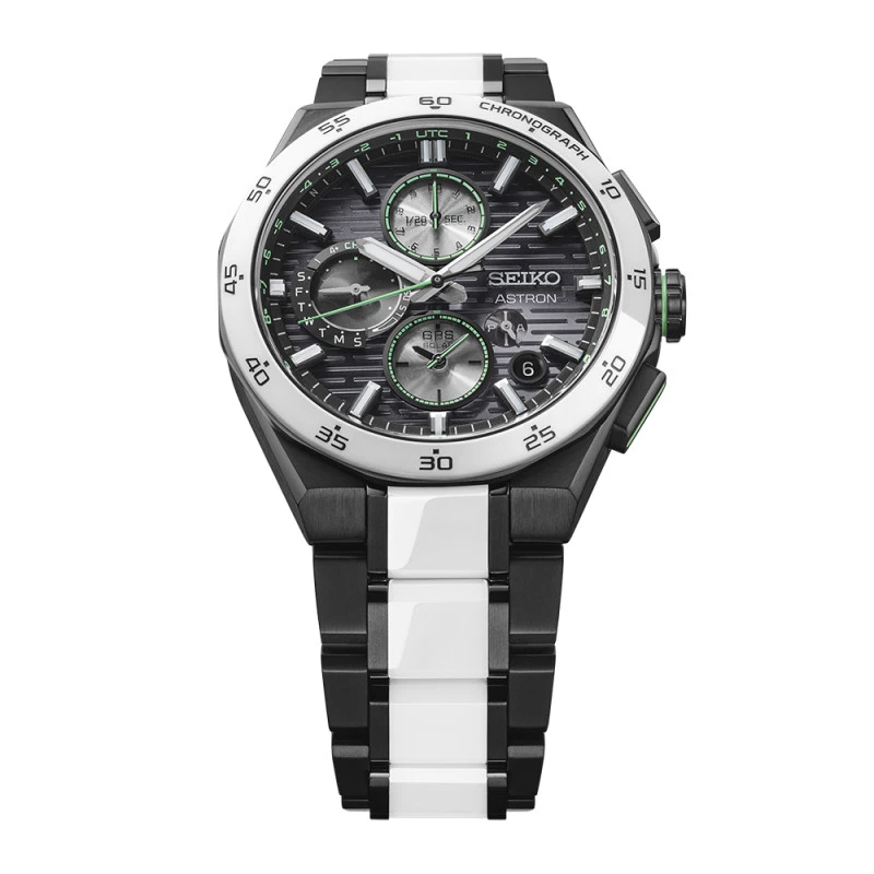 Seiko Astron GPS Solar Dual Time Chronograph Limited Edition Men's Watch SSH185J1