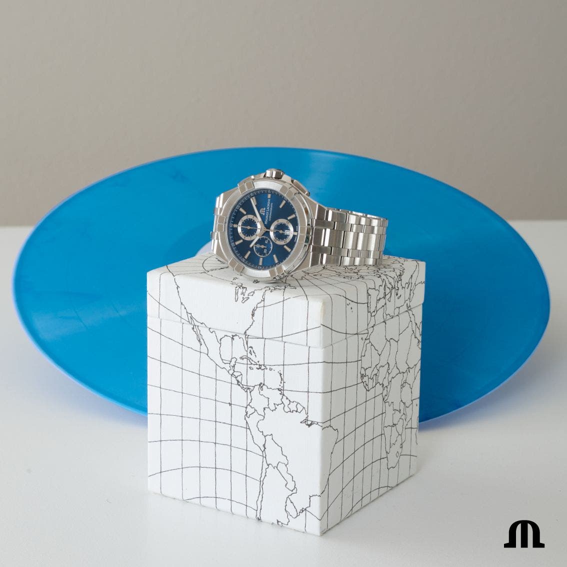 Maurice Lacroix Aikon Chronograph Date Men's Watch AI1018-SS002-430-1