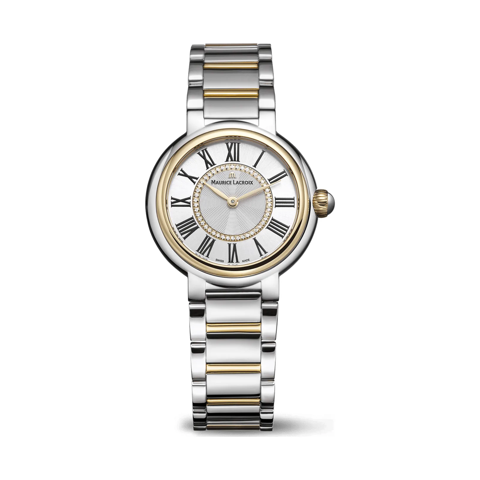 Maurice Lacroix Fiaba Round 33 mm Quartz bicolour steel bracelet Women's Watch FA1306-SSY13-110-1