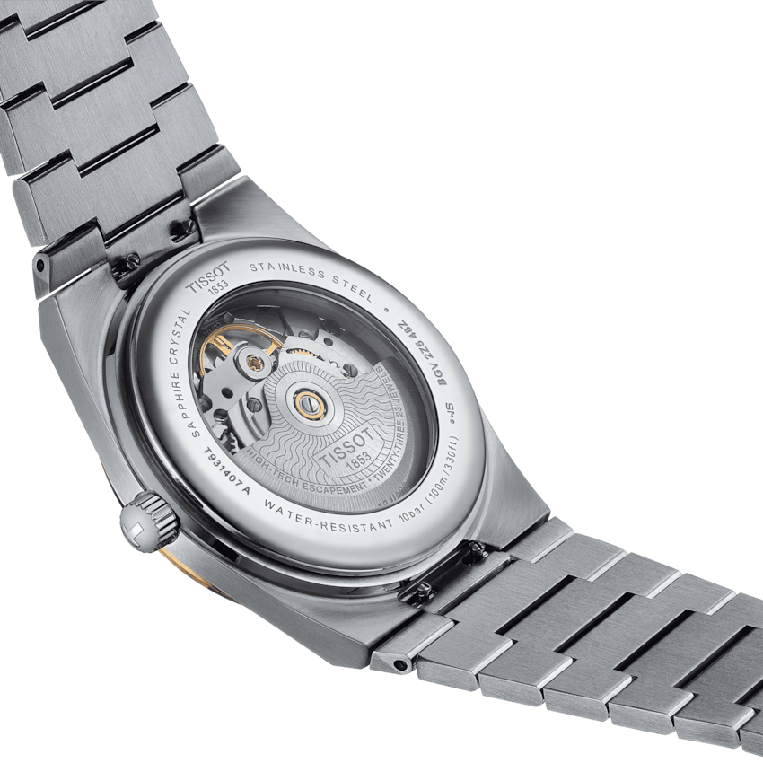 Tissot PRX Powermatic 80 18K Gold Bezel Men's Watch T931.407.41.031.01