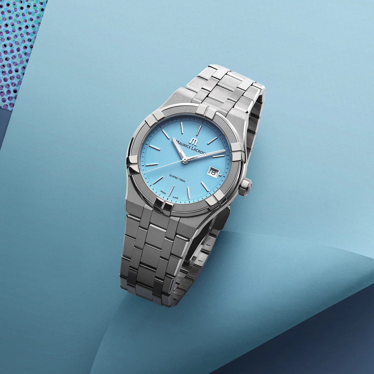 Maurice Lacroix AIKON QUARTZ COLORS EDITION men's watch AI1108-SS002-431-1