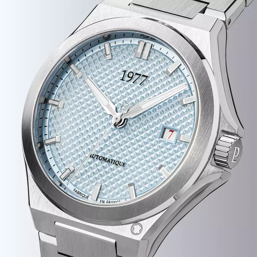 1977 ARSENE Automatique, 41 MM, Cadran Bleu Glacier, Bracelet Acier 904L Men's Watch 1977P02191