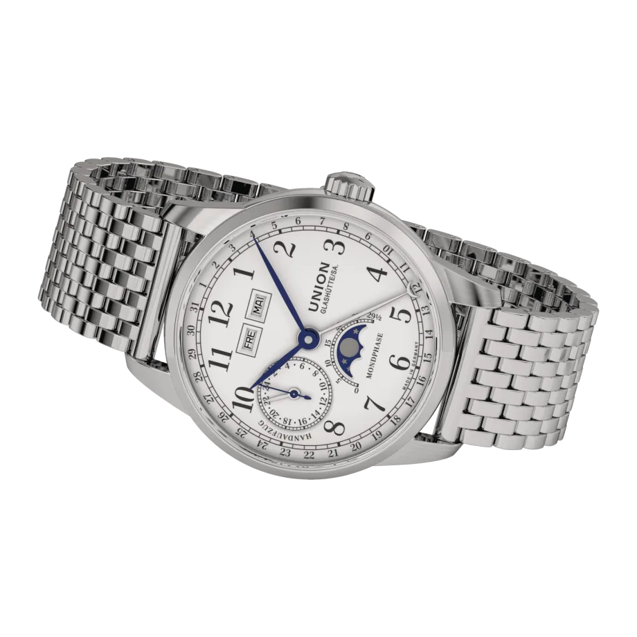 Union Glashütte 1893 Johannes Dürstein Edition Moon Phase Men's Watch D007.458.11.017.00