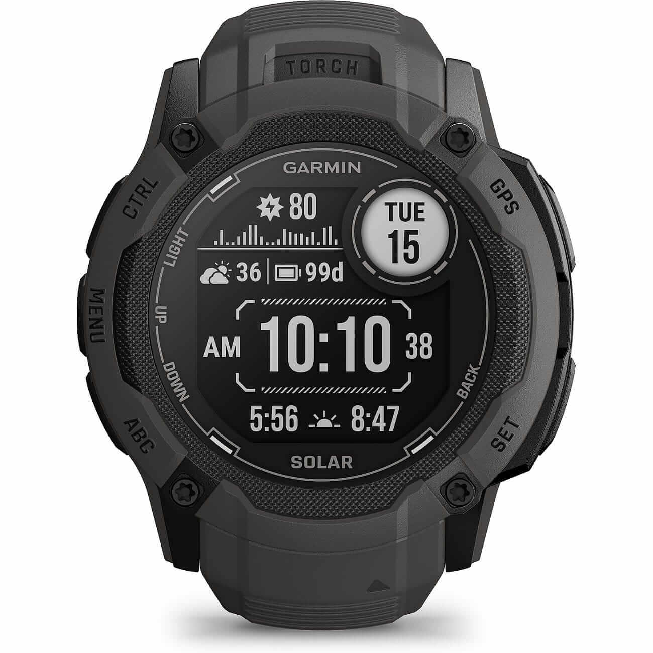 Garmin Instinct 2X Solar Graphite Men's Watch 010-02805-00