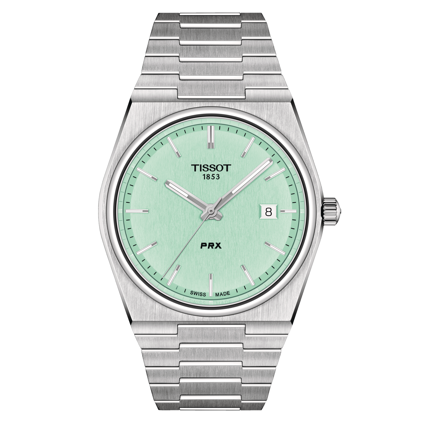 Tissot PRX Quartz Men's Watch Mint Green T137.410.11.091.01