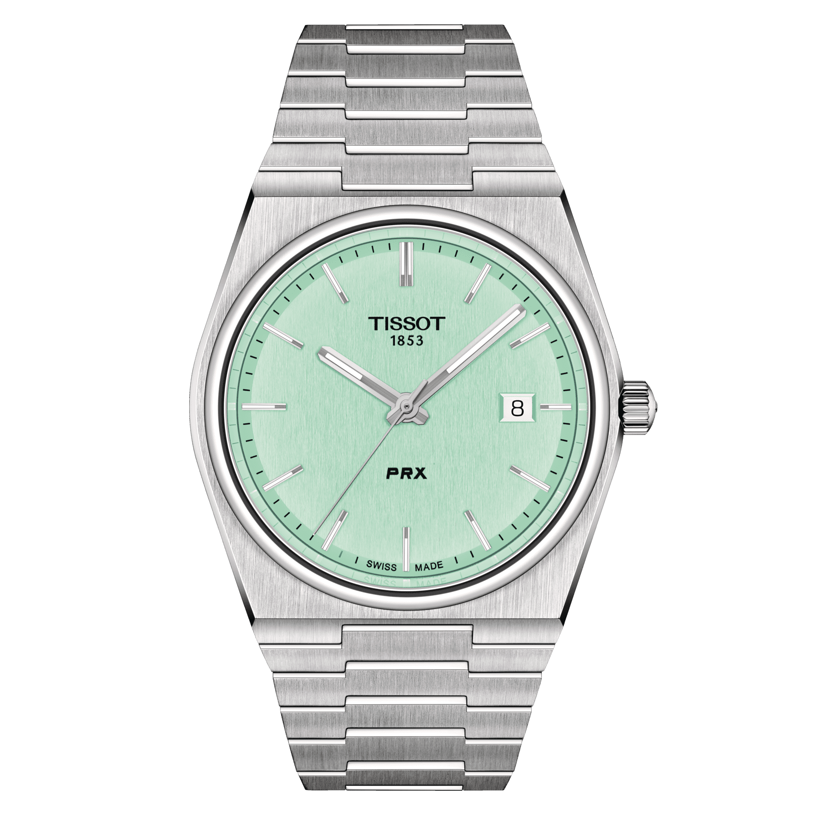 Tissot PRX Quartz Men's Watch Mint Green T137.410.11.091.01