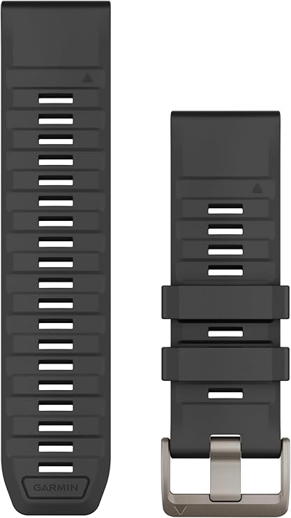 Garmin replacement bracelet (quick change system) silicone strap graphite 26mm, 010-12864-04