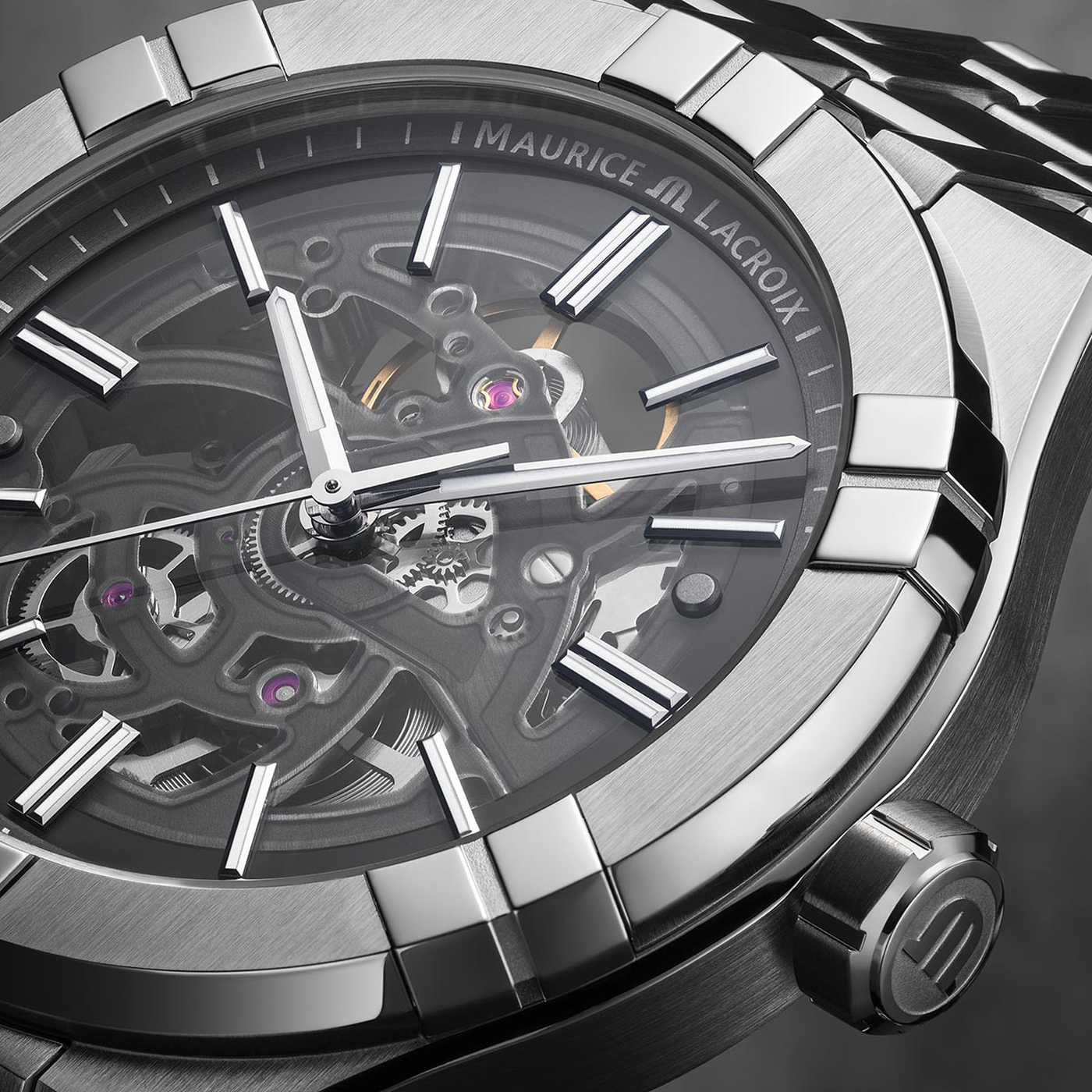 Maurice Lacroix Aikon Skeleton Automatic Men's Watch AI6008-SS002-030-1