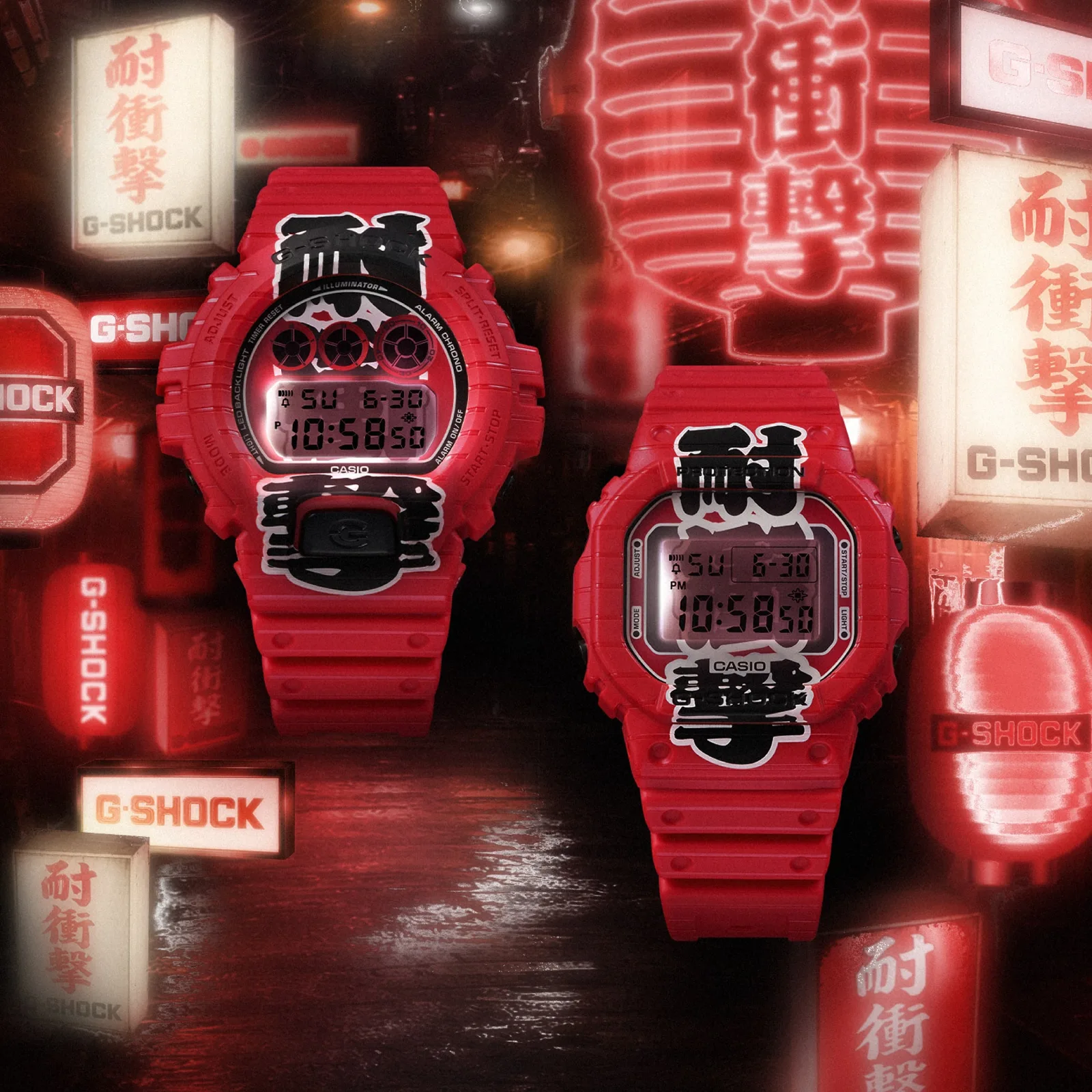 G-Shock DIGITAL SERIES 6900 AKA CHOCHIN Mens Watch DW-6900AKA-4ER