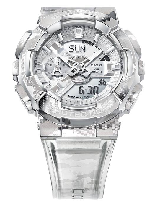 Casio G-Shock Men's Watch Limited Edition Skeleton Camouflage GM-110SCM-1AER