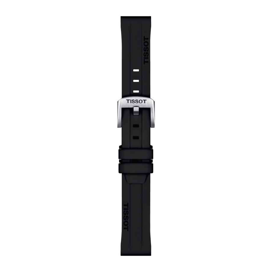 Tissot replacement silicone strap black