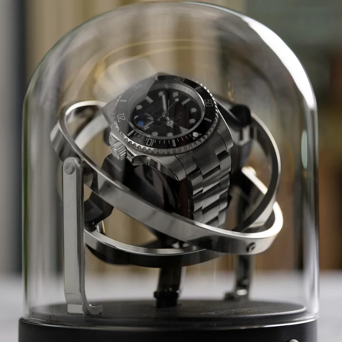 Mainspring London Gyroscope Single Slot Watch Winder MS-WIN-GYR1-05