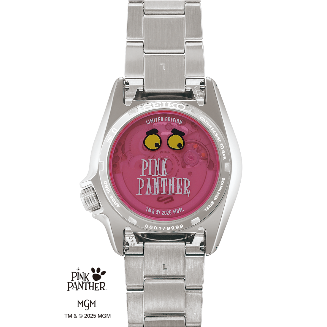 Seiko Seiko 5 Sports SKX Series Pink Panther Limited Edition Unisex Watch SRPM07K1