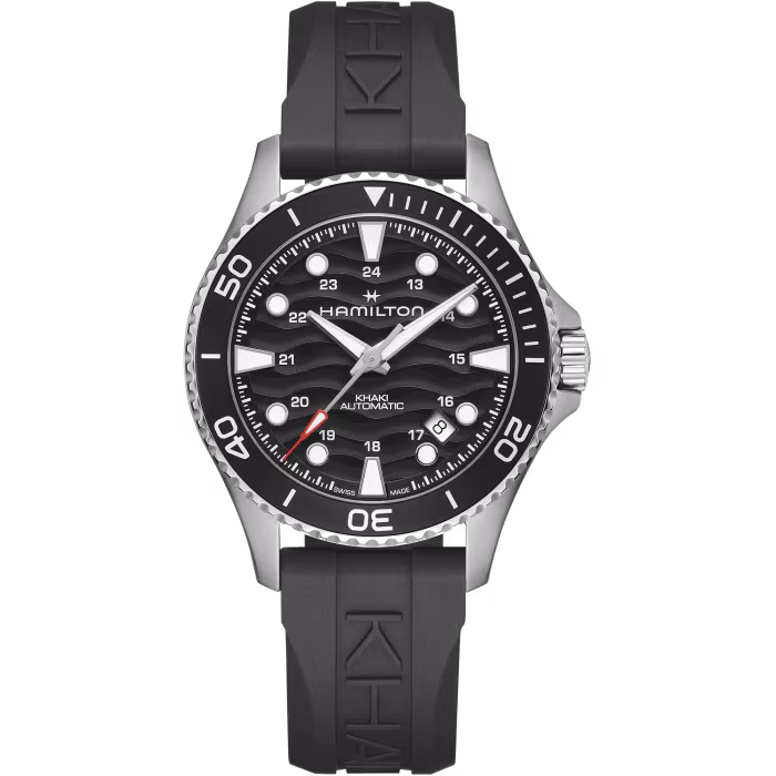 Hamilton KHAKI NAVY SCUBA AUTO Black Rubber 40 MM Men's Watch H82415330