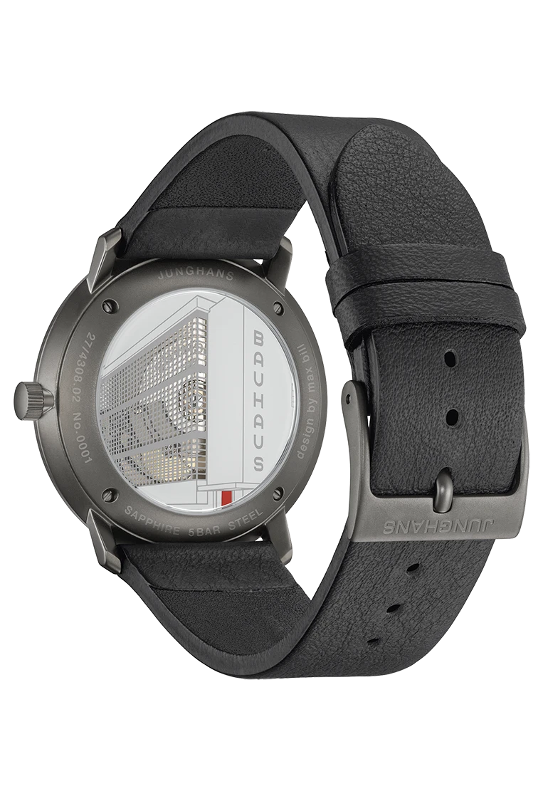 Junghans Max Bill automatic Bauhaus men's watch 027/4308.02