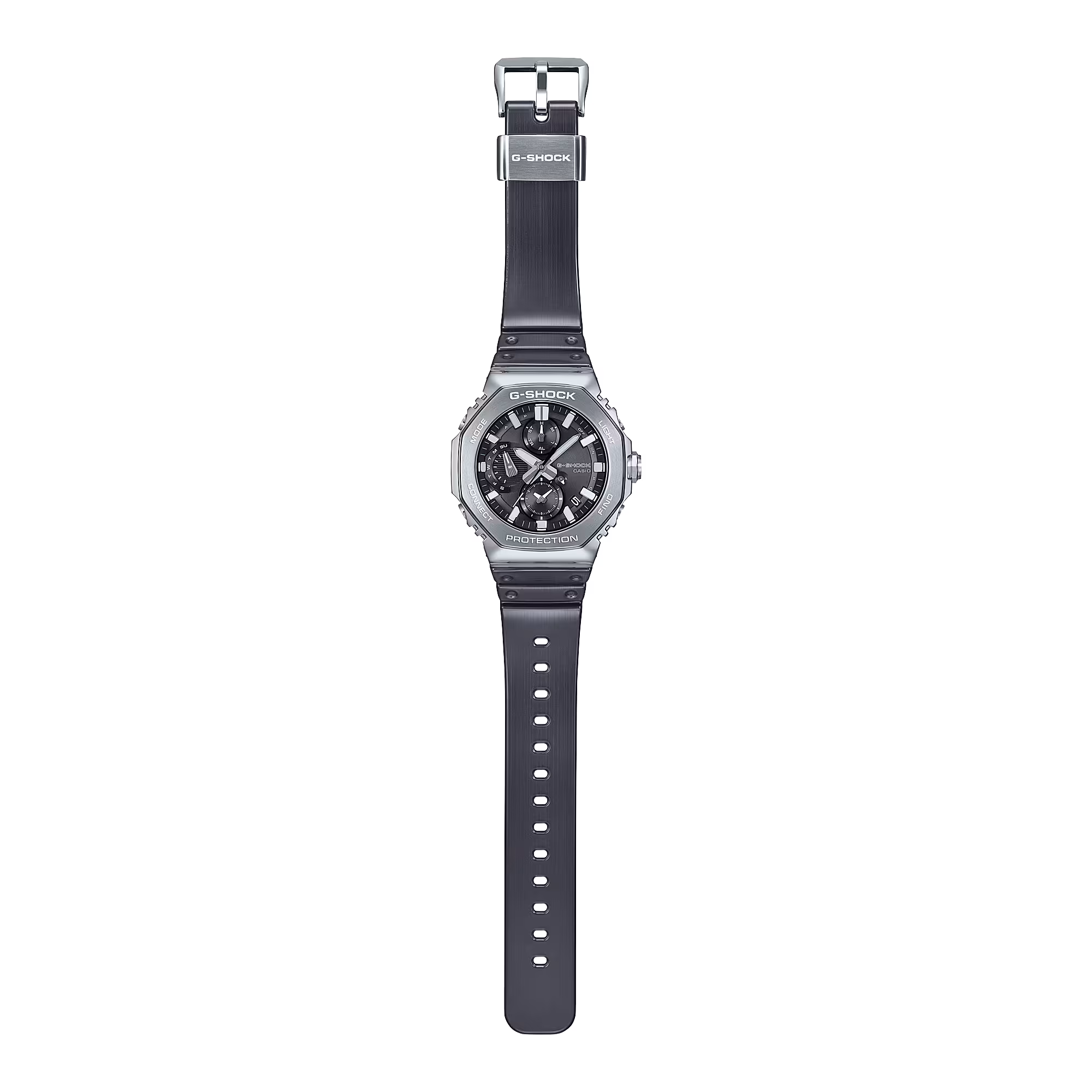 G-Shock G-Steel Protection Classic, solar, silicone strap, 46mm men's watch GMC-B2100Y-1AER