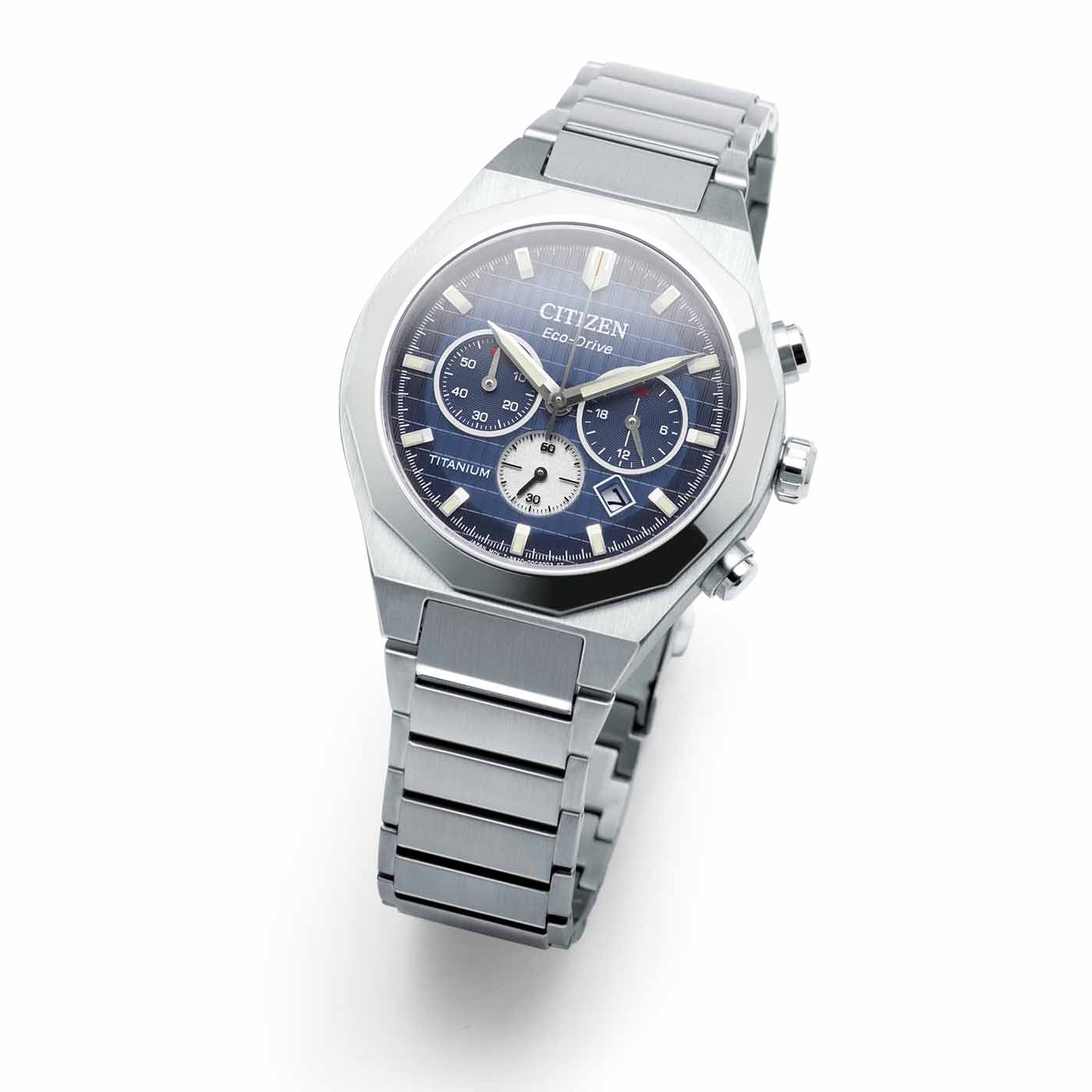 Citizen Zenshin Senkei Super Titanium™ Chronograph with Eco-Drive Men's Watch CA4691-59L