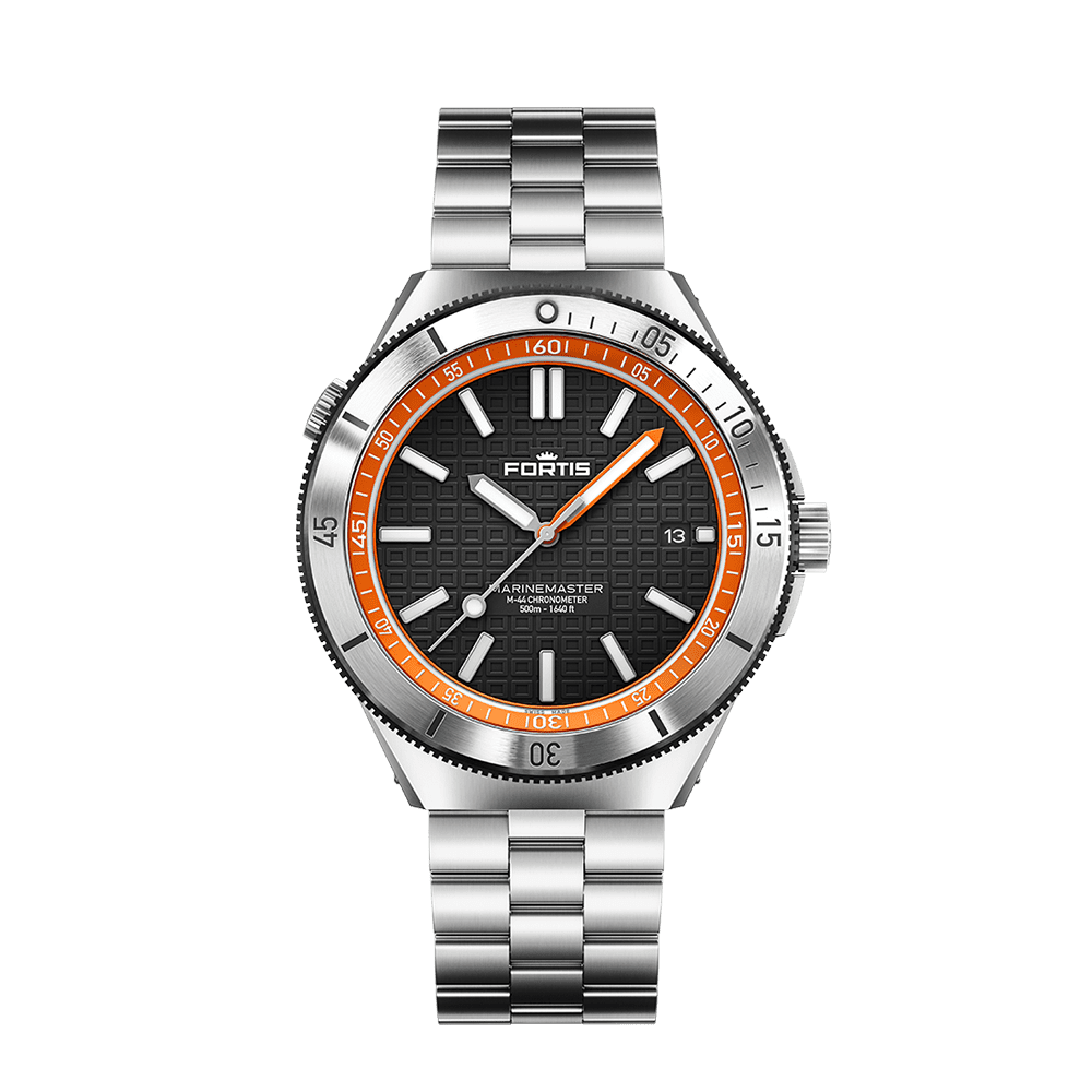 Fortis Marinemaster M-44 Amber Orange Men's Watch F8120014
