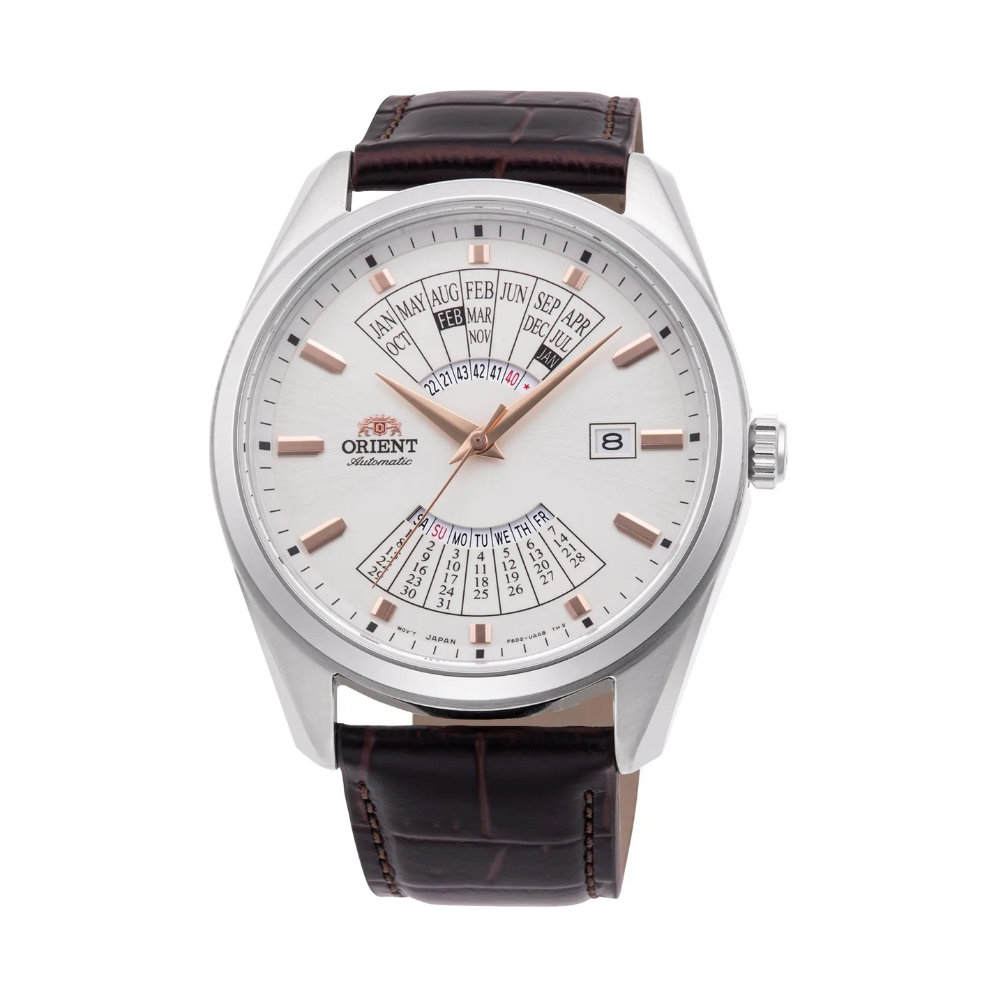 Orient Multi Year Calendar Automatic 44 mm Silver Men's Watch RA-BA0005S30B