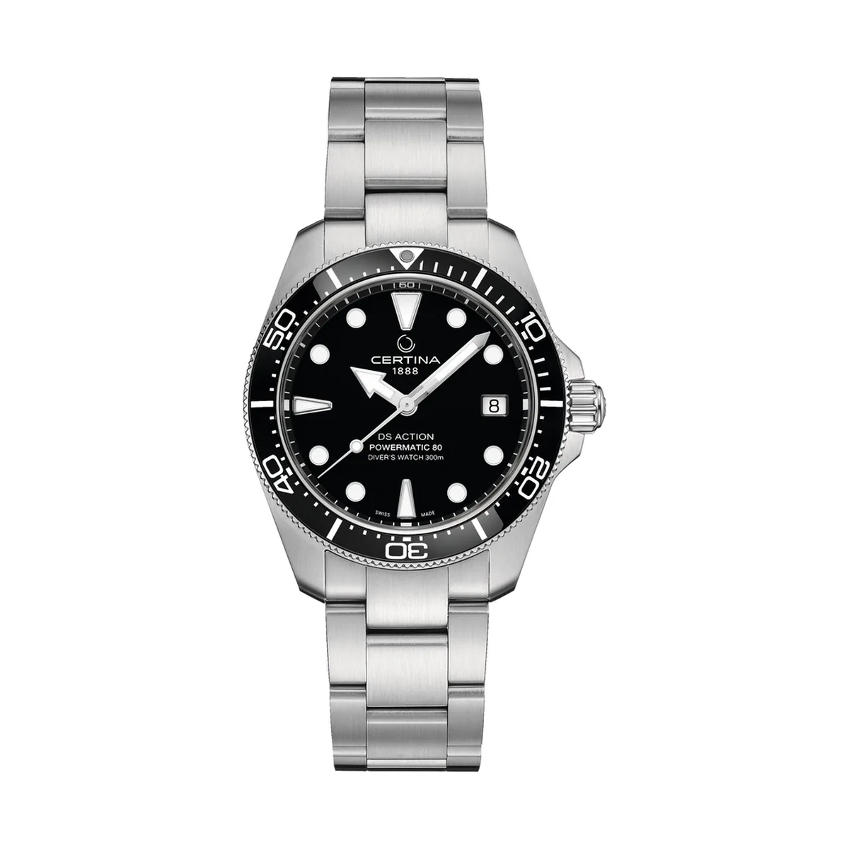 Certina DS Action Diver 38mm Powermatic 80 Men's Watch C048.807.11.051.00