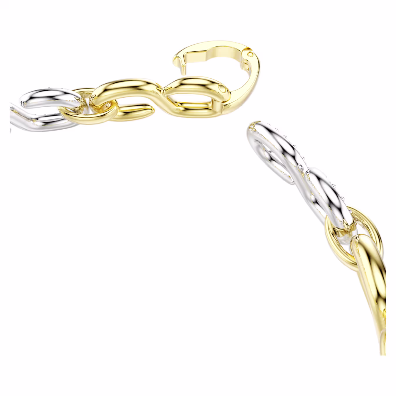 Swarovski Dextera bracelet, round cut, white, metal mix