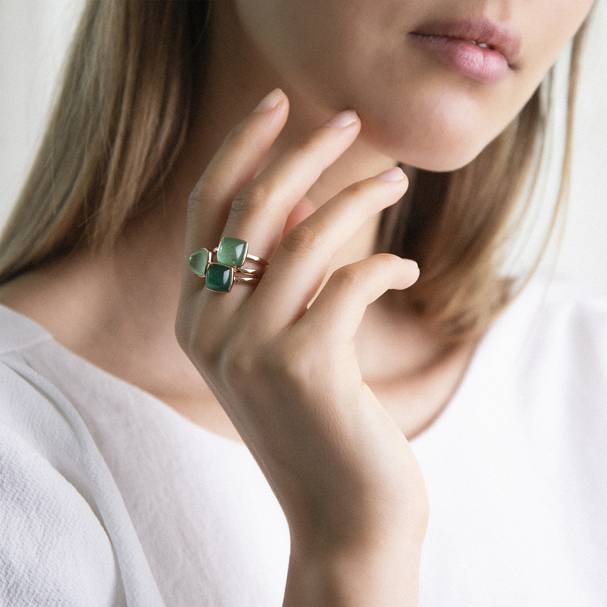 One More Pantelleria 18 carat rose gold Ring 051576Y3