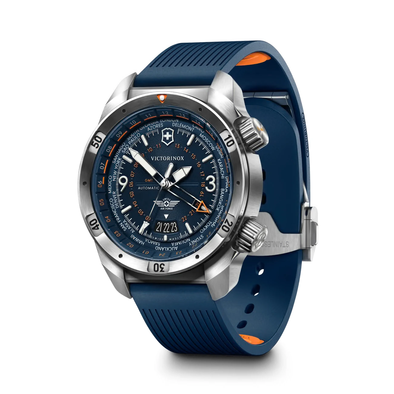 Victorinox Air Pro Automatic 43mm, 56 hour power reserve, 20 ATM men's watch 242003
