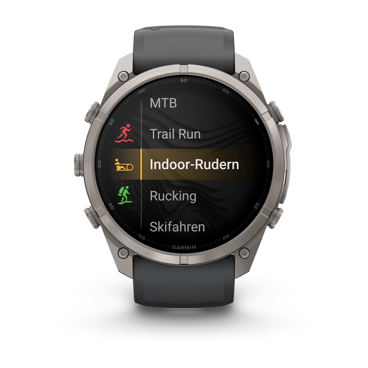 Garmin fēnix® 9 Pro inReach® - 51 mm AMOLED Sapphire Titanium with Graphite/Black Silicone Band 010-04337-21