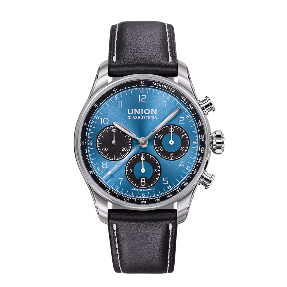 Union Glashütte Belisar Chronograph 40mm, Automatik Herrenuhr D009.227.16.042.00