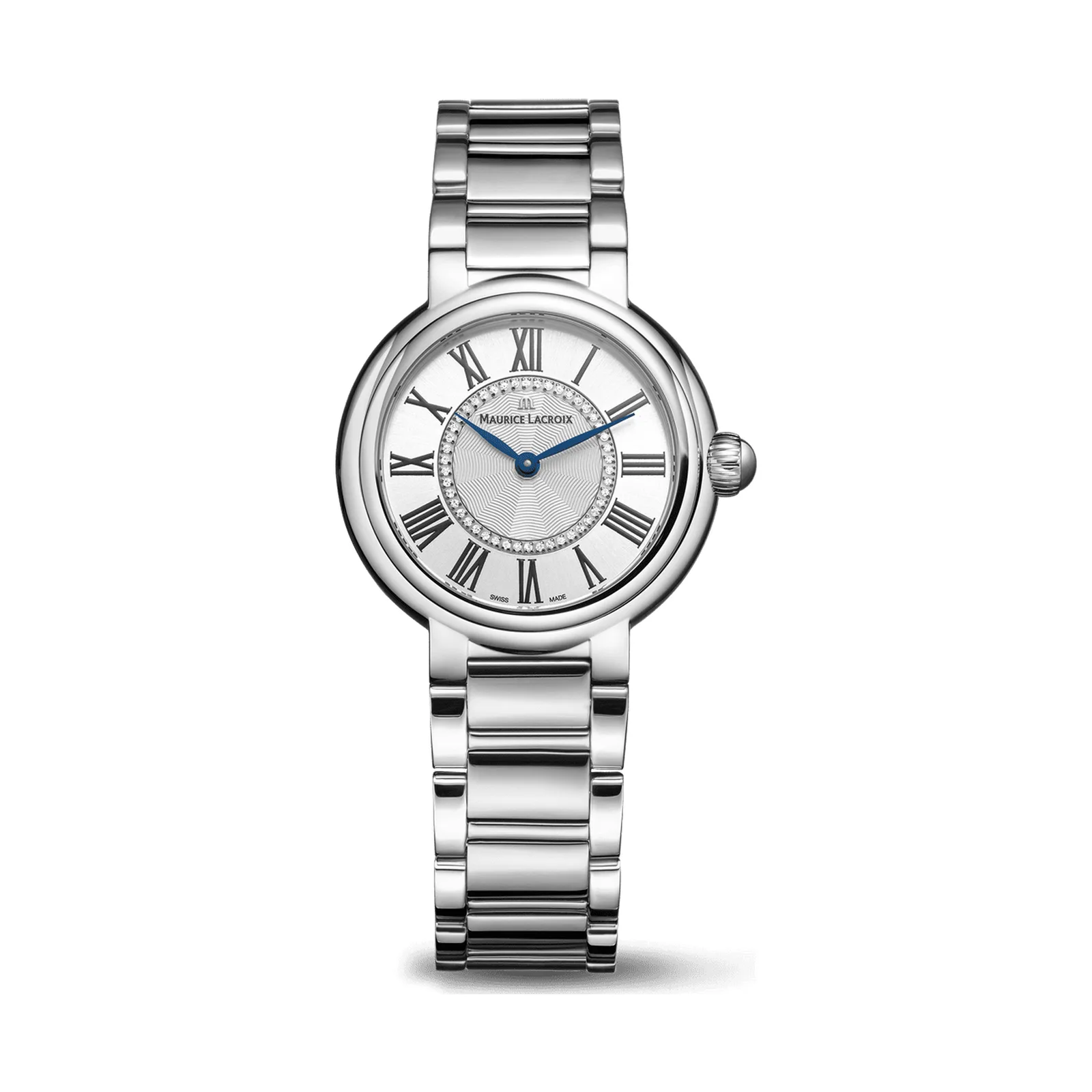 Maurice Lacroix Fiaba Round 33 mm Quartz steel bracelet Women's Watch FA1306-SS002-110-1