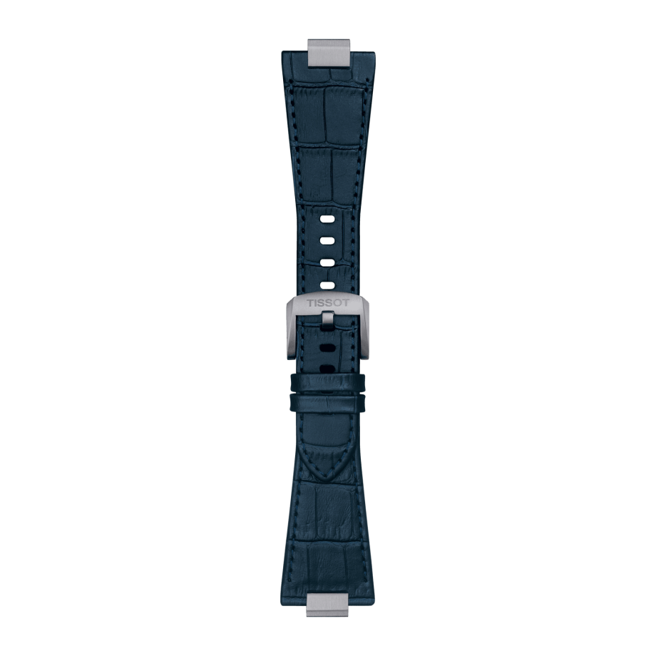 Tissot replacement strap leather blue