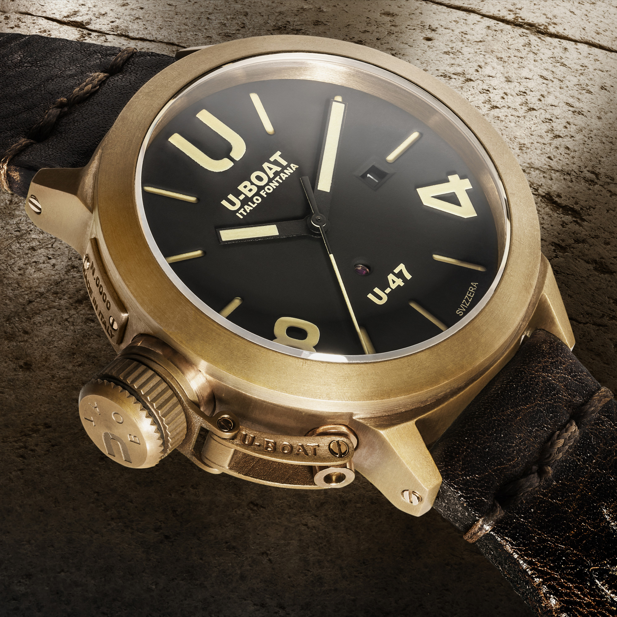U-Boat Classico U-47 Automatic 47mm Bronze Men's Watch 7797