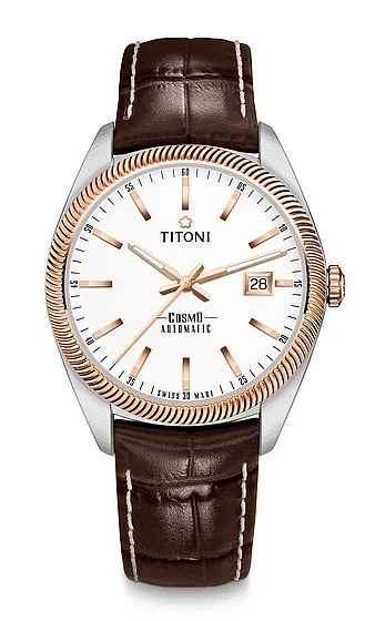 Titoni Cosmo men's watch 878 SRG-ST-606