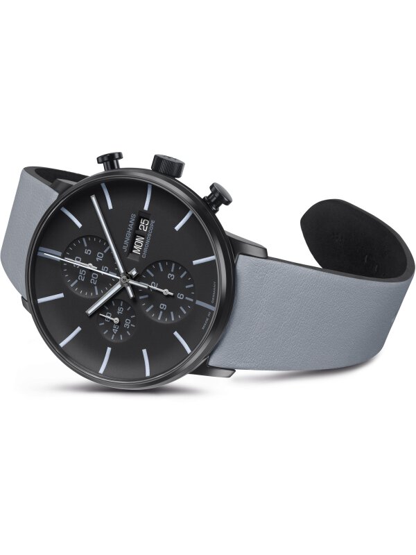 Junghans FORM A Chronoscope 027/4371.00 gray men's watch